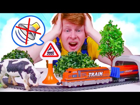 Автомастерская: у поезда сломался гудок! Крутые видео про машинки для мальчиков