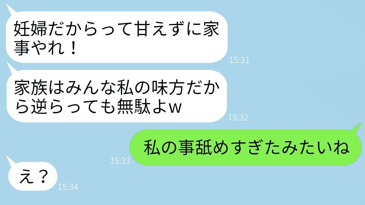 妊娠中の私に全ての家事を押し付ける姑「家族は皆私の味方w」→最強の義理の妹が助けに来て、コトメ無双が始まった結果www
