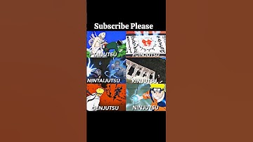 "Every Jutsu Type in Naruto, Explained in Seconds! 🔥👀 #OtakuShorts"
