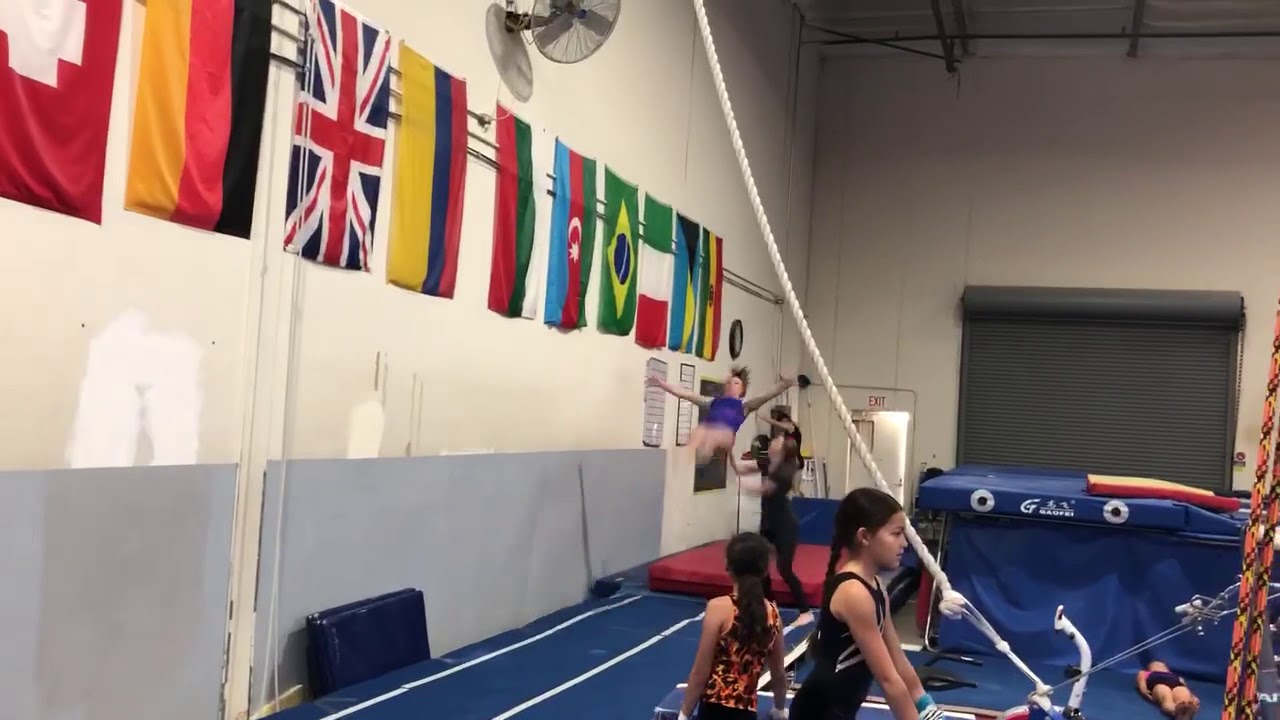 Megan Workman Gymnastics (2021) L10 Double Pike Training Video YouTube