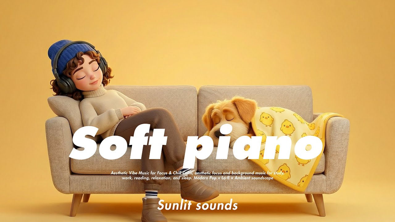 Piano Jazz Warm & Calm ☔ Soft Background Music for Night Thoughts | Playlist