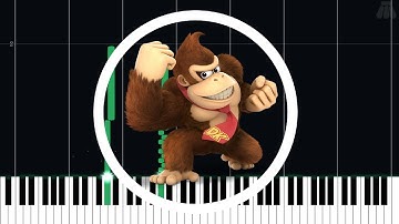 Game Start - Donkey Kong - Easy Piano Tutorial