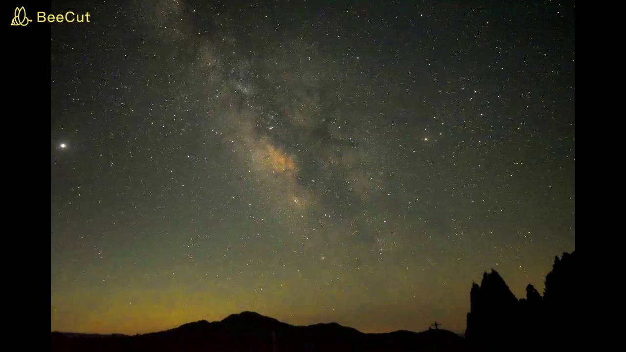 広留野高原の天の川 Youtube