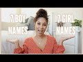 BABY NAMES I LOVE BUT WON'T USE | Unique Baby Names 2021