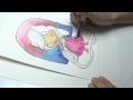 Speed Drawing Rapunzel - Step by Step DIY