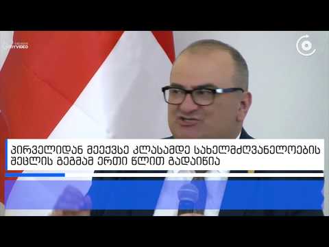 პირველიდან მეექვსე კლასამდე სახელმძღვანელოების შეცლის გეგმამ ერთი წლით გადაიწია