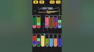 Water sort puzzle level 3869