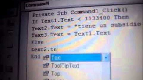 Salario de un Empleado en Visual Basic 6.0
