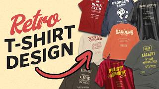 Creating Retro Typography T-Shirt Designs That Sell