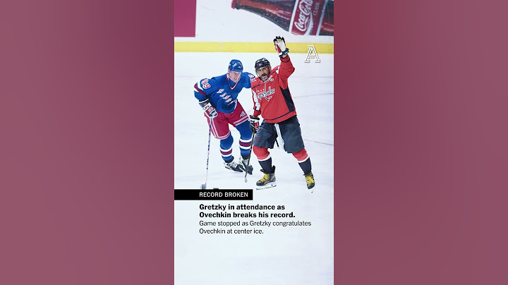 Alex Ovechkin Breaks Wayne Gretzky's NHL Career Goals Record