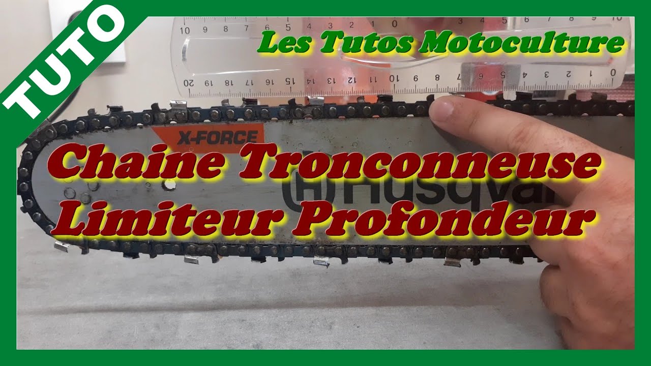 Comment affûter une chaine de tronçonneuse 372 XP ? - Lambin