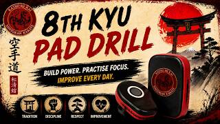Heian Nidan 8th Kyu Pad Drill | Katsu-Mi Kai Shotokan Karate
