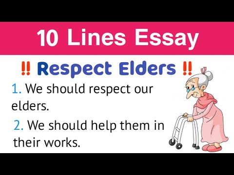 speech on respect elders