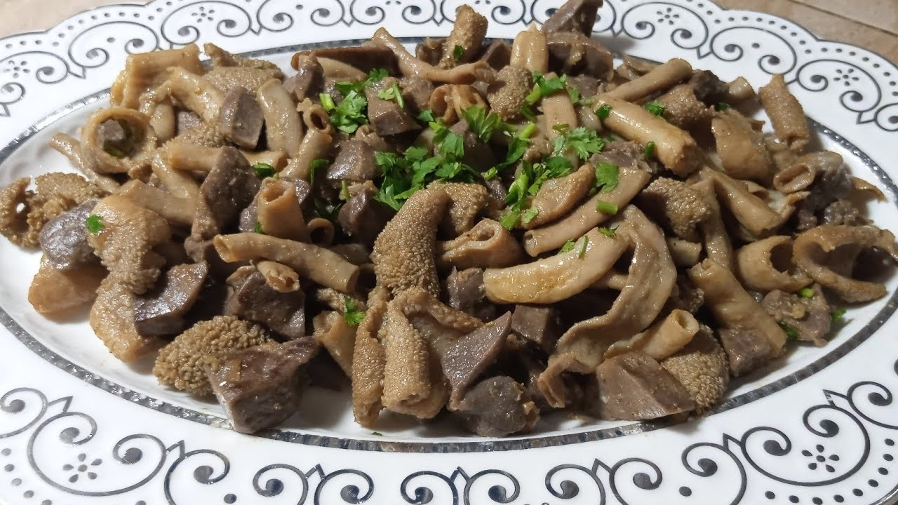 اسهل طريقة لطهي الكرشة امعاء الخروف وصفة سهلة ولذيذة جدا