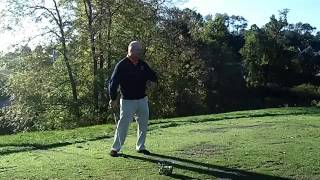 Drill to get to Front Foot-Golf, Body Friendly Golf Swing, Vertical Golf Swing!