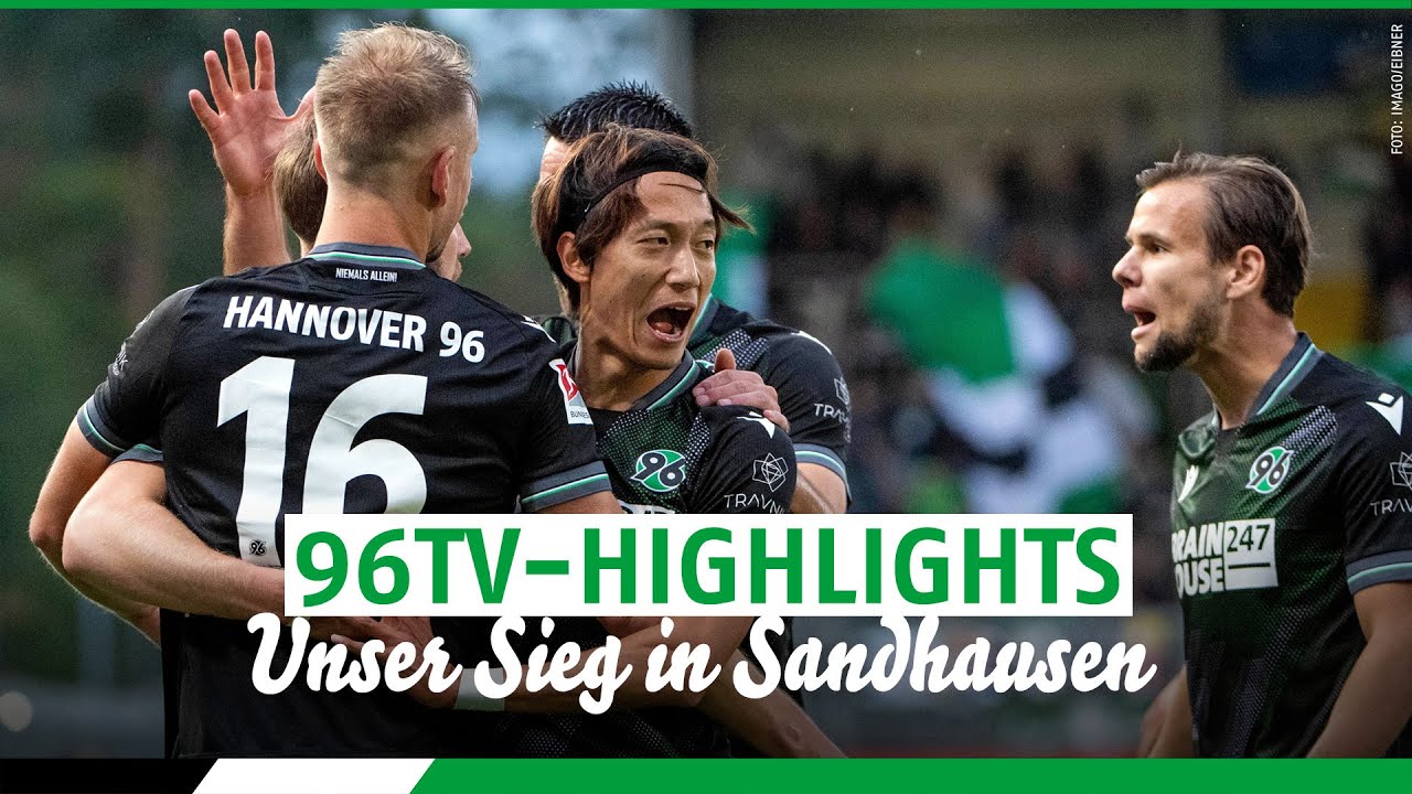 Drei Tore für drei Punkte in Sandhausen 96TV-Highlights