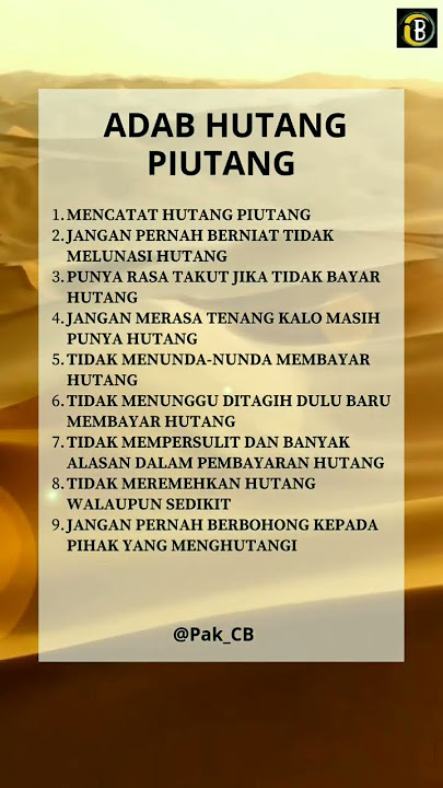 Hutang Piutang #shorts #islam #pengingat #statuswhatsapp #fypシ
