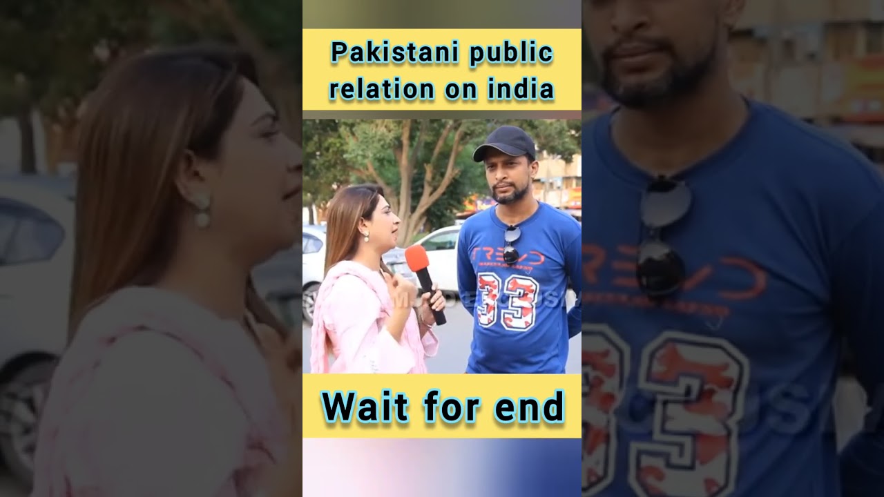 Pakistani public relation on india