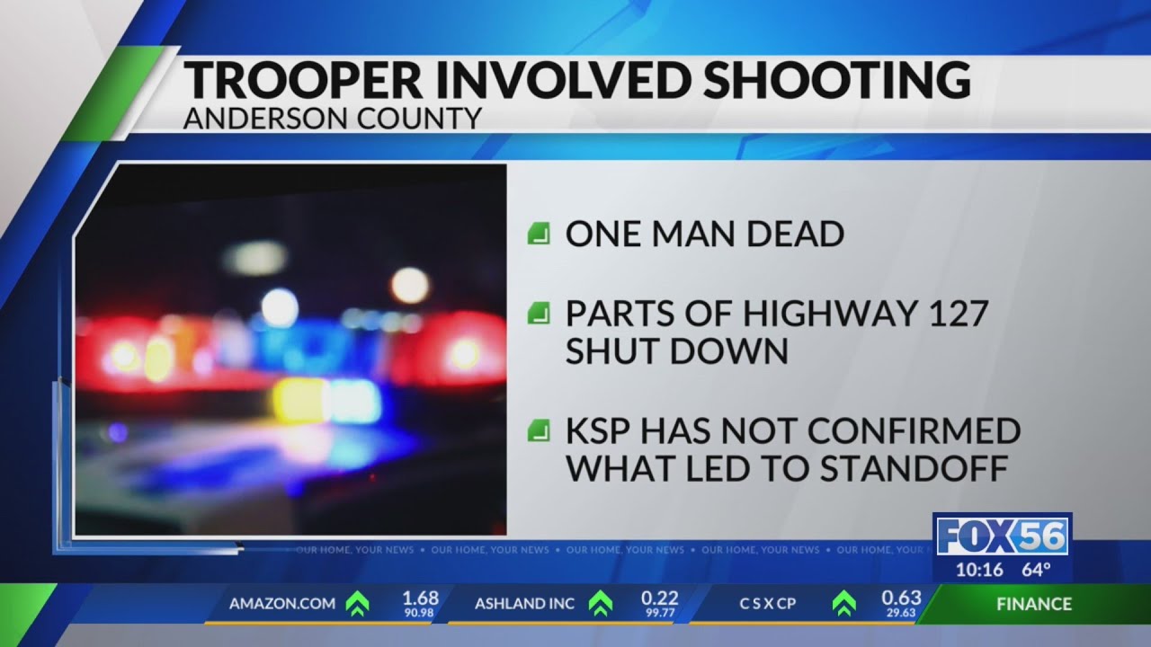 Anderson County officer-involved shooting leaves 1 dead - YouTube
