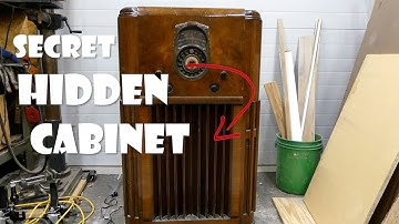 Epic Upcycling of a Vintage Radio Cabinet with Secret Compartment
