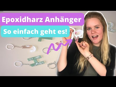 RESIN ART TUTORIAL - Anhänger aus Epoxidharz - für Anfänger - DIY