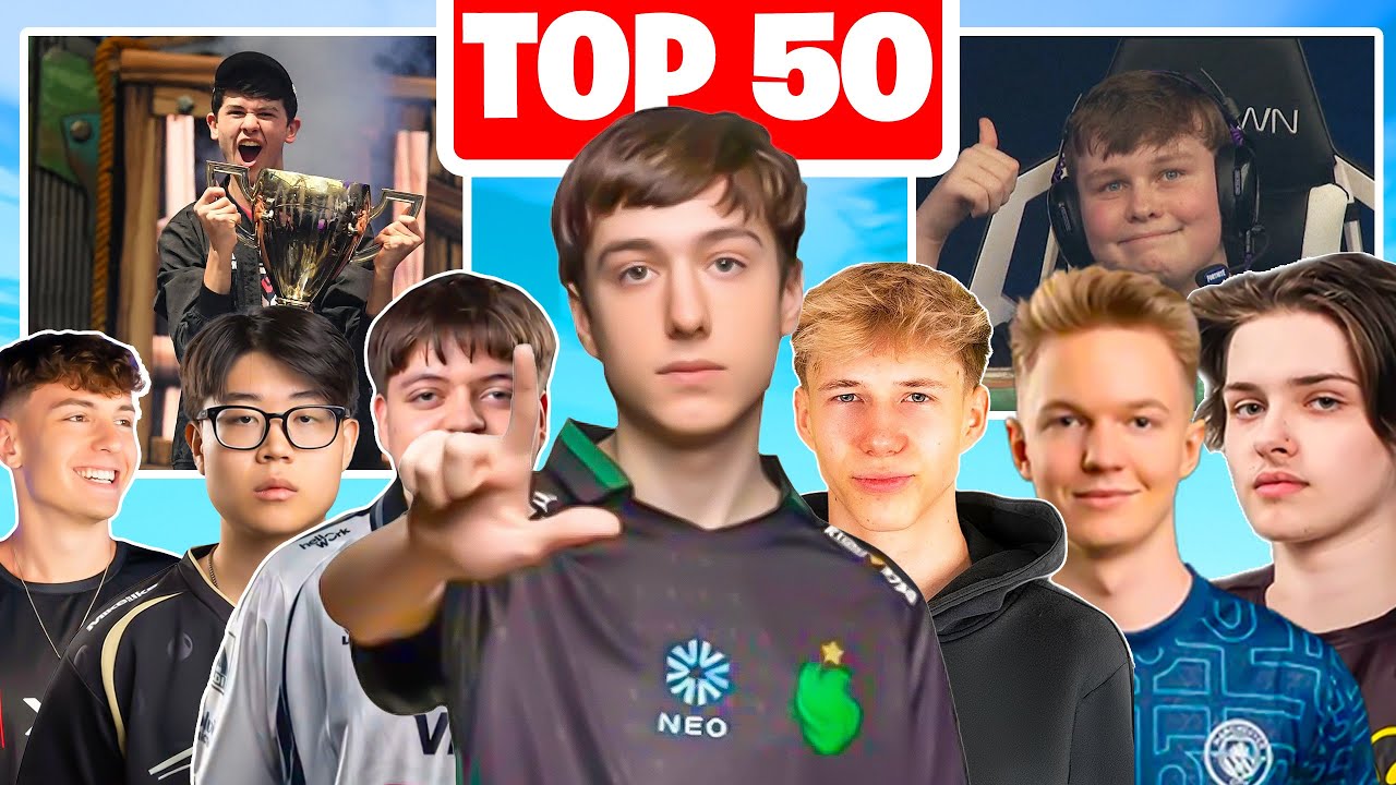 The NEW Top 50 Fortnite Players of ALL TIME List is CRAZY…