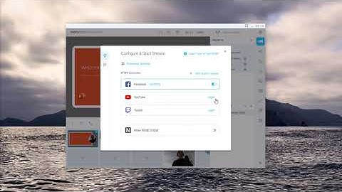 ManyCam Connection Demo to multiple websites at the same time