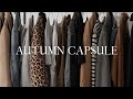 A realistic & minimal autumn capsule | 30 pieces - endless outfits
