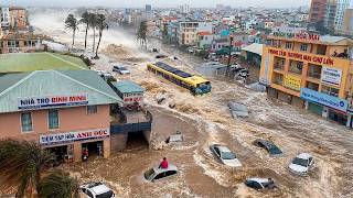 Tragedy in Vietnam TODAY! City center turned into a river, flooding in Quang Ninh