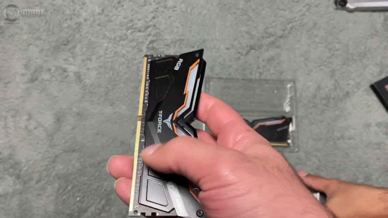 TEAMGROUP T Force Night Hawk RGB 3200MHz 16GB   UNBOXING