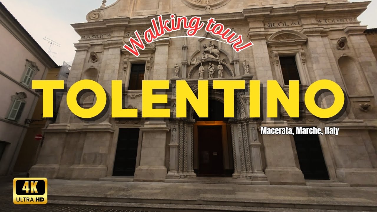 Caught in a storm in TOLENTINO ⛈️ | Unexpected Adventure in ITALY | WALKING TOUR 4K