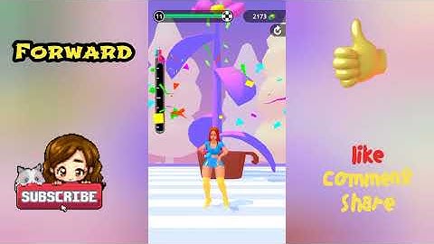Forward vs Reverse Gaming in Squrit Gun Girl : Garden Runner | All Levels Gameplay