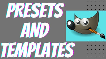 How to create presets in gimp 2020 // Create template presets in gimp for faster editing