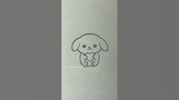 Cute Things to Draw When Bored - day 46 #easy #cute #sketch #art #drawing #tutorial #cutethings #dog