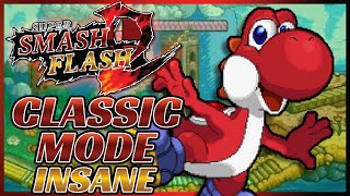 Super Smash Flash 2 Beta | Classic Mode: Yoshi (Insane)