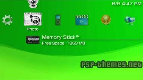 PSP Theme Blue Flame PSP-Themes.NET