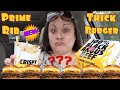 Carl&#39;s Jr. Prime Rib &amp; Cheddar Angus ThickBurger | Mukbang