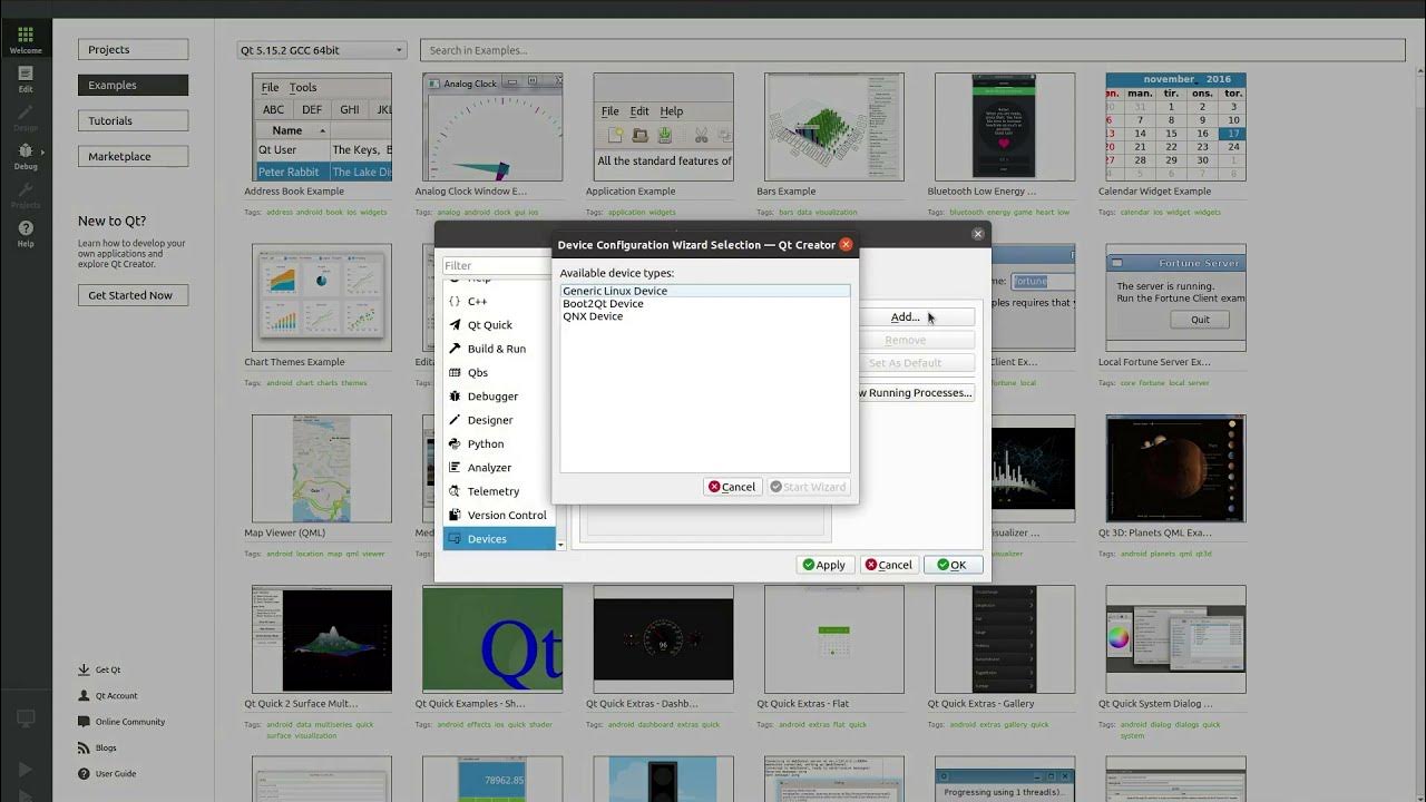 How to set up and deploy an application using Qt for Device Creation ...