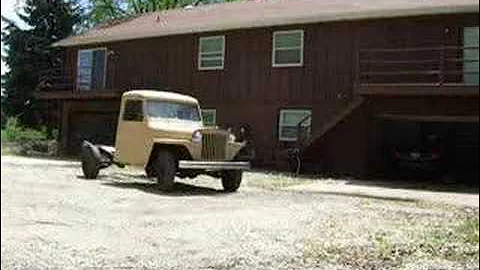 Quick Test Drive of my 1948 Willys Jeep Truck