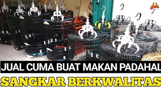 SALUT ! KIOS SANGKAR YANG SATU INI JUAL CUMA BUAT MAKAN SAMA BAYAR KONTRAKAN ! PASAR BURUNG PRAMUKA