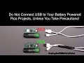 USB Cable For Raspberry Pi PICOs That Are Self Powered