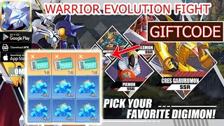 Warrior Evolution Fight & 9 Giftcodes Gameplay - Digimon RPG Android iOS APK screenshot 4