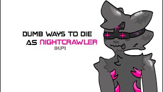 Dumb ways to die as nightcrawler😋 || Kaiju paradise || (reactions to) @Fizzy_And_Flumo