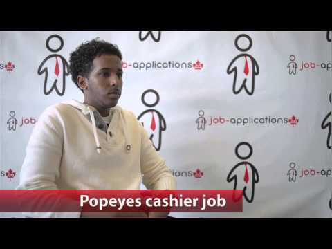 Popeyes Cashier Job