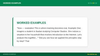 JSS 1 Computer Studies - Introduction to the Internet | Nigerian Curriculum