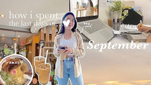 a vlog  how i spent the last days of September  (r...