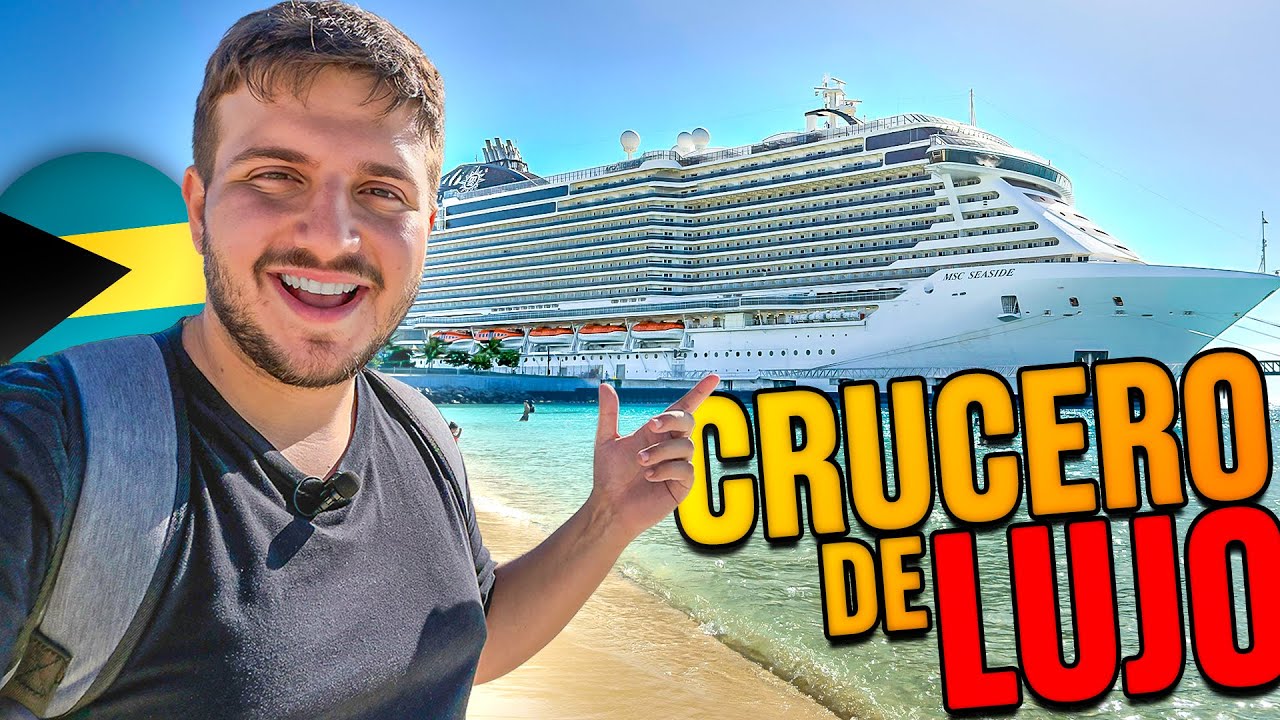ASÍ ES VIAJAR EN UN CRUCERO de LUJO en MIAMI 🇺🇸 | MSC Seaside