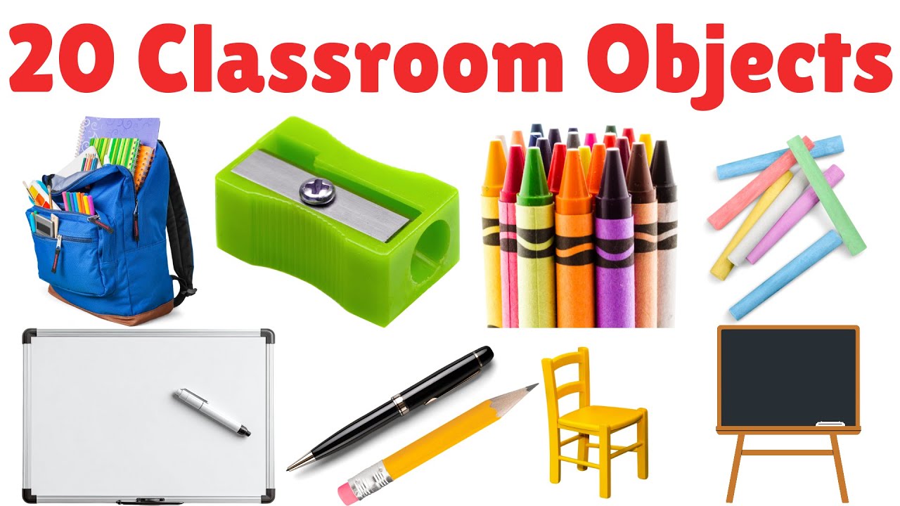20 предметов для детского класса. Названия предметов для класса на английском языке для детей.