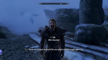 [Skyrim] Meeting Ulfric,Galmar,and Kodlak, in Sovngarde