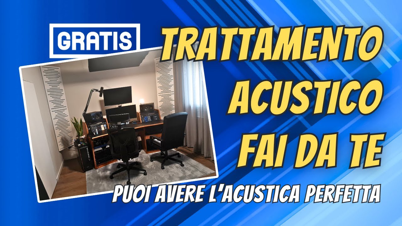 Il trattamento acustico in HOME STUDIO - YouTube